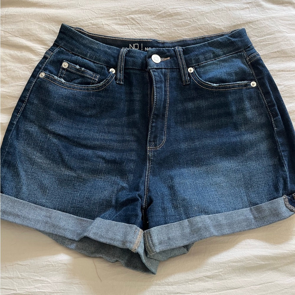 No Boundaries Cuffed Denim Shorts